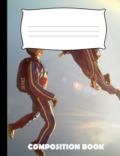 Composition Book Sky Diving Composition Notebook Wide Ruled