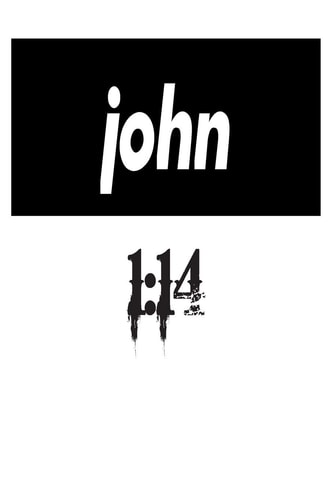 John 1 14: 6x9 College Ruled Line Paper 150 Pages