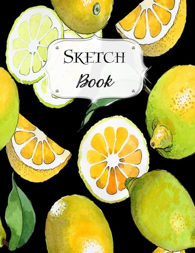 Sketch Book Lemon Sketchbook Scetchpad for Drawing Or Doodling Notebook Pad for Creative Artists #4