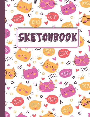 Sketchbook Kitty Cat Sketchbook For Kids