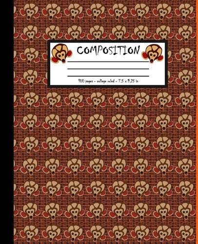 Composition 100 Pages College Ruled 7. 5 X 9. 25 In