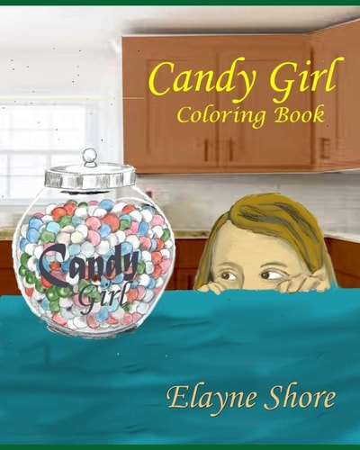 Candy Girl Coloring Book