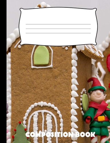 Composition Book Ginger Bread Composition Notebook Wide Ruled