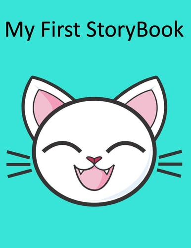 My First Story Book Teal Cute Kitty