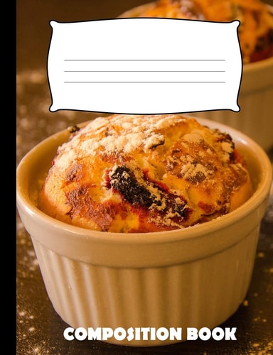 Composition Book Pudding Composition Notebook Wide Ruled