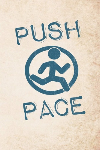 Push Pace Motivational 365 Days Runners Log Book to Track Your Day-By-day Training Progresses