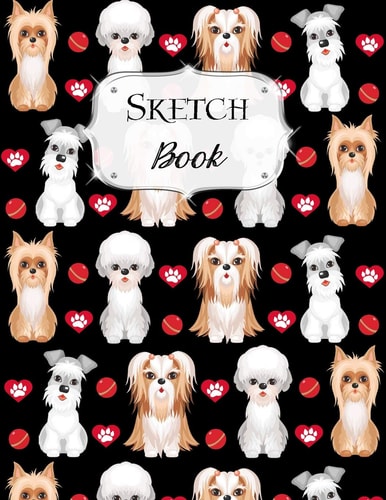 Sketch Book Dog Sketchbook Scetchpad for Drawing Or Doodling Notebook Pad for Creative Artists #3