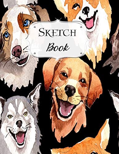 Sketch Book Dog Sketchbook Scetchpad for Drawing Or Doodling Notebook Pad for Creative Artists #5