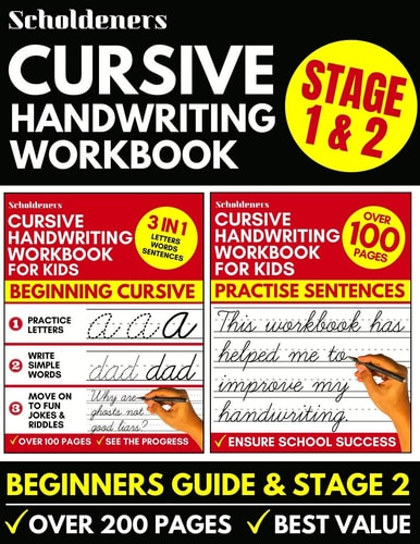 Cursive Handwriting Workbook Cursive Writing Practice Book for Kids (Cursive for Beginners and Cursive Sentence Handwriting Workbook)