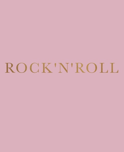Rock 'n' Roll A Decorative Book for Coffee Tables, Bookshelves and Interior Design Styling - Stack Deco Books Together to Create a Custom Look