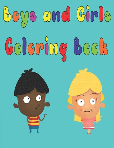 Boys and Girls Coloring Book Fun Kids Coloring Book