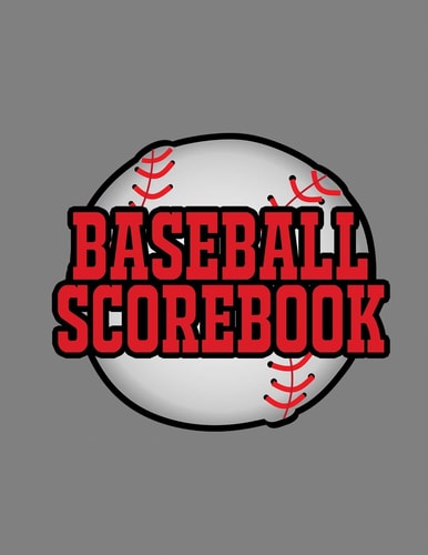 Baseball Scorebook 100 Scoring Sheets For Baseball and Softball Games, Glover's Scorebooks, Large (8.5X 11)