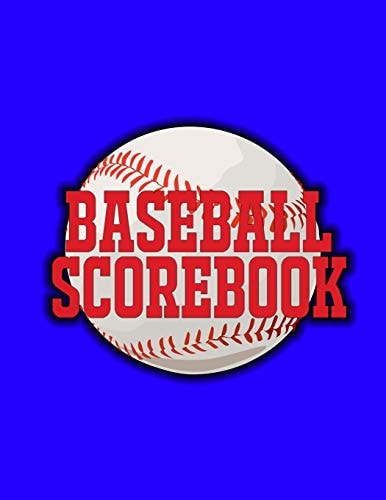 Baseball Scorebook 100 Scoring Sheets For Baseball and Softball Games, Glover's Scorebooks, Large (8.5X 11)