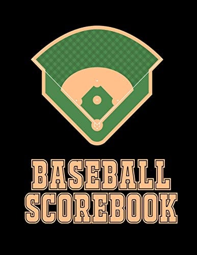 Baseball Scorebook 100 Scoring Sheets For Baseball and Softball Games, Glover's Scorebooks, Large (8.5X 11)