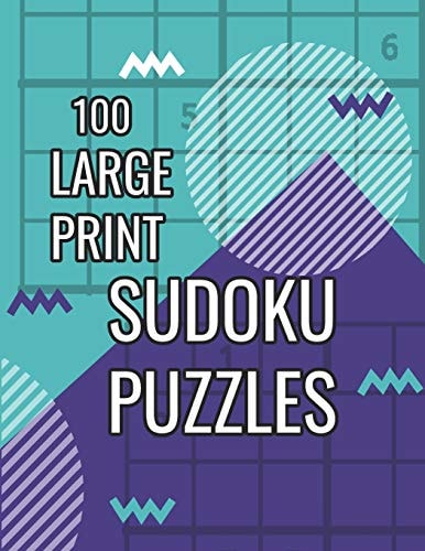 Sudoku Puzzles 100 Large Print Fun With Numbers, Intermediate Puzzles