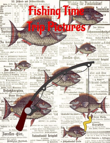 Fishing Time Trip Pictures Keep a Record of Fish Caught on Up to 52 Fishing Trips