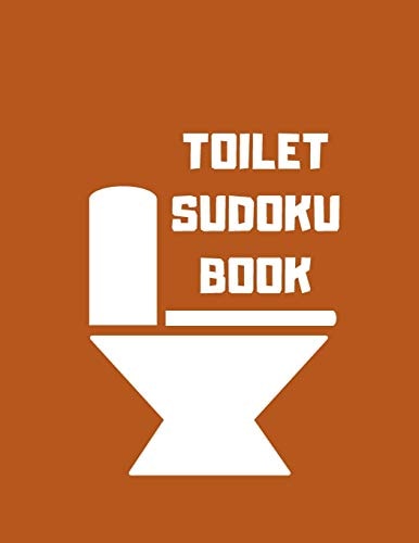 Toilet Sudoku Book 8,5" X 11" 100 Hard Sudoku Puzzles With Solutions