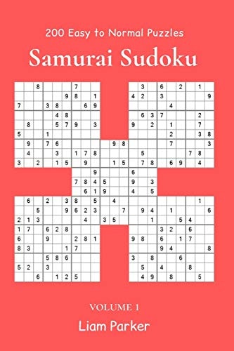 Samurai Sudoku - 200 Easy to Normal Puzzles Vol. 1