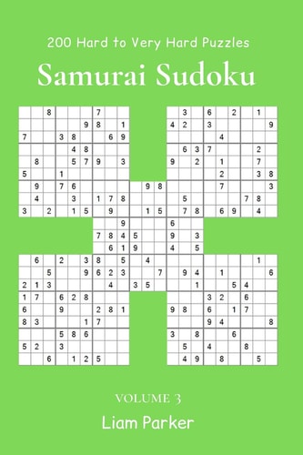Samurai Sudoku - 200 Hard to Very Hard Puzzles Vol. 3