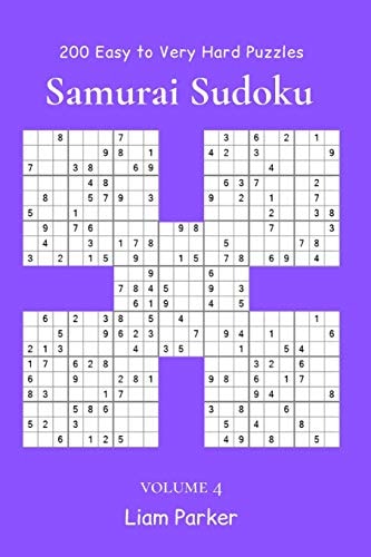 Samurai Sudoku - 200 Easy to Very Hard Puzzles Vol. 4