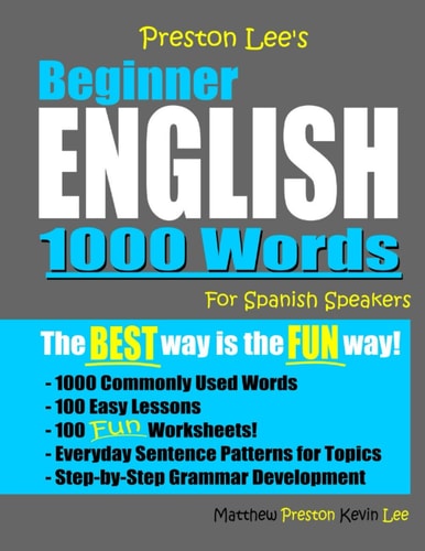 Preston Lee's Beginner English 1000 Words for Spanish Speakers