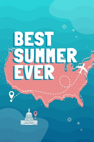 Best Summer Ever A 120 Pages, 6 X 9 Dot-Grid Travel Diary for Your Trip to Asia
