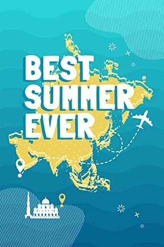 Best Summer Ever 120 Pages 6 X 9 Dot-Grid Travel Diary for Your Adventure in Asia