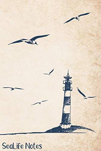 SeaLife Notes Ocean and Seaside Doodle Notebook for Sailors, Divers, Surfers, Campers and Beach-Lovers