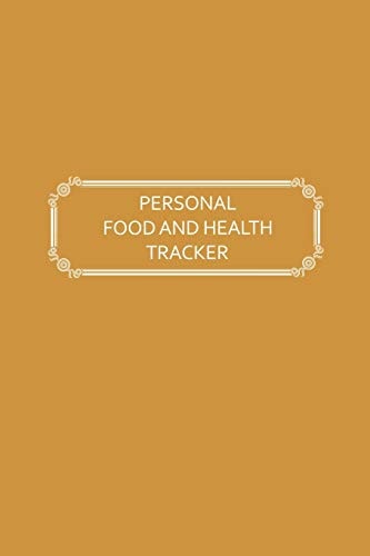 Personal Food and Health Tracker Six-Week Food and Symptoms Diary (Gold, 6x9)