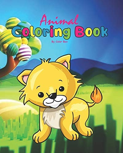 Animal Coloring Book Coloring Books for Kids and Toddlers, Cute Animals Coloring, Children Activity Books for Kids Ages 2-4, 4-8, Boys, Girls, Fun and Early Learning of Animals