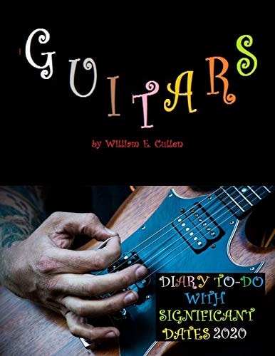 Guitars DIARY To-DO 2020 with Significant Dates