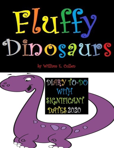 Fluffy Dinosaurs DIARY To-DO 2020 with Significant Dates