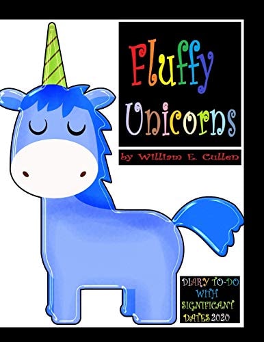 Fluffy Unicorns DIARY To-DO 2020 with Significant Dates