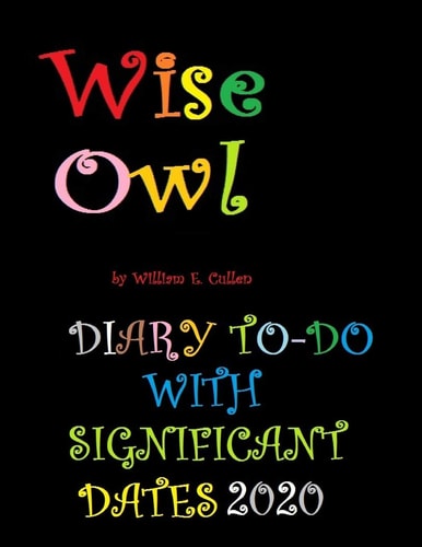 Wise Owl DIARY To-DO 2020 with Significant Dates