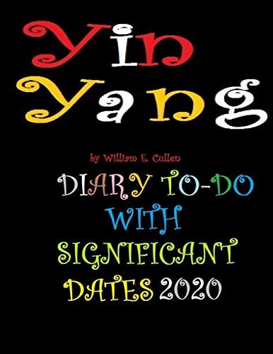 Yin Yang DIARY To-DO 2020 with Significant Dates