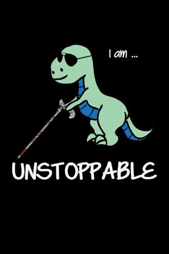 I Am UNSTOPPABLE Liniertes Tagebuch Mit 120 Seiten 6x9 Zoll Tagebuch, Notizbuch, Schulheft Uvm. Lustig