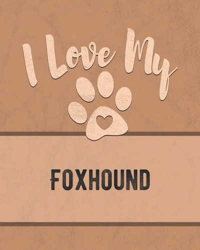 I Love My Foxhound For the Pet You Love, Track Vet, Health, Medical, Vaccinations and More in This Book