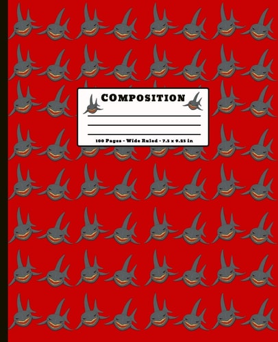 Composition 100 Pages Wide Ruled 7. 5 X 9. 25 Inch