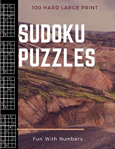 Sudoku Puzzles 100 Large Print Fun With Numbers, Hard