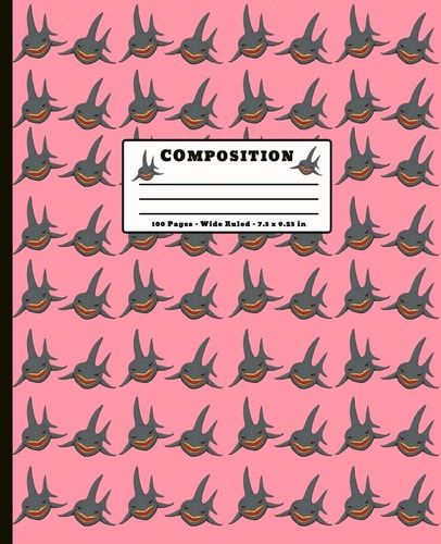 Composition 100 Pages Wide Ruled 7. 5 X 9. 25 Inch