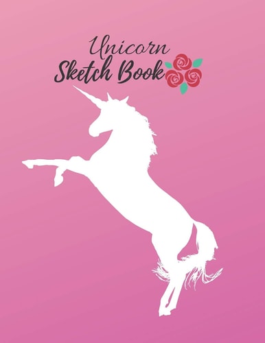 Unicorn Sketch Book For Kids Ages 4-8 Fun Activity Workbook for Learning, Sketching, Drawing and Doodling