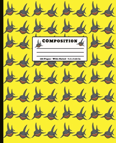 Composition 100 Pages Wide Ruled 7. 5 X 9. 25 Inch