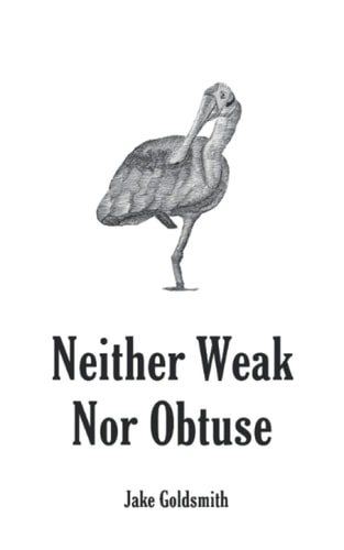 Neither Weak Nor Obtuse A Memoir