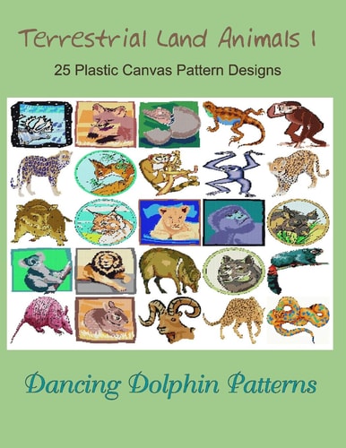 Terrestrial Land Animals 1 25 Plastic Canvas Pattern Designs