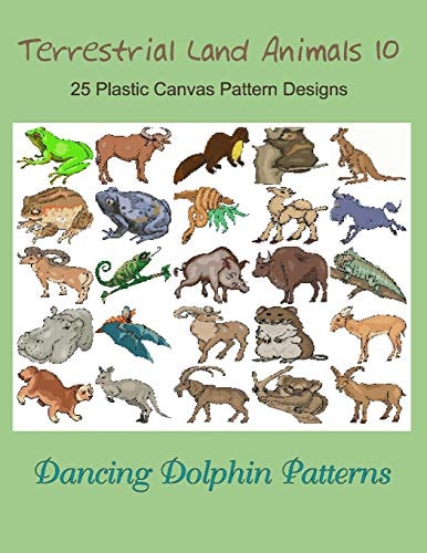 Terrestrial Land Animals 10 25 Plastic Canvas Pattern Designs