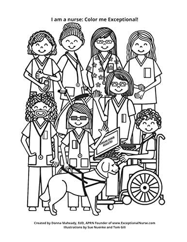 I Am a Nurse Color Me Exceptional!