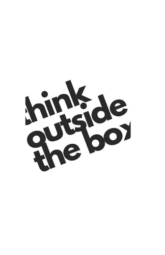 Think Outside The Box For Puzzles and Problems