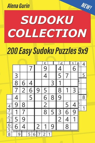 Sudoku Collection 200 Easy Sudoku Puzzles 9x9