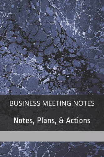 Meeting Notes Business Meeting Notes