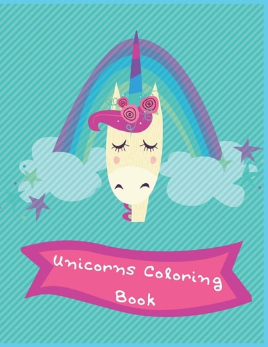 Unicorns Coloring Book Super Simple Coloring for Special Needs CHild Or Toddlers